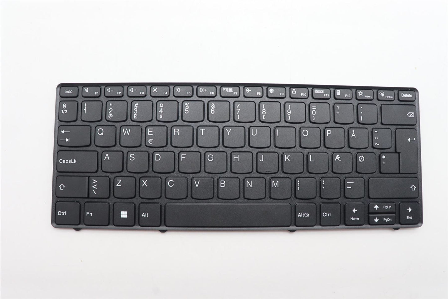 Lenovo 500w Gen 4 Keyboard Danish Black Backlit 5N21N43747