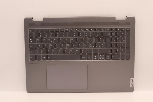 Lenovo Yoga 7 16IAH7 Palmrest Touchpad Cover Keyboard Italian Grey 5CB1J03969