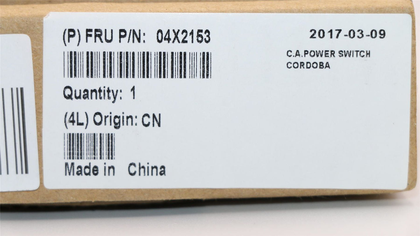 Lenovo ThinkCentre M83z Power Switch Cable 04X2153