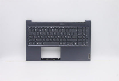 Lenovo IdeaPad 7 15IMH05 Keyboard Palmrest Top Cover Belgian Grey 5CB0Z28175