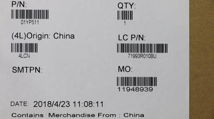 Lenovo ThinkPad E480 E485 T480s L480 L380 T490 Keyboard Black 01YP271