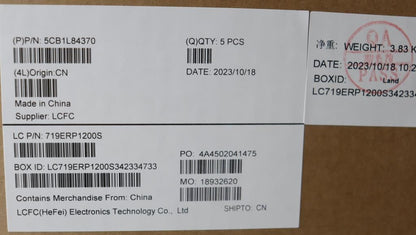 Lenovo Upper Case ASM_SLV_L83AG 5CB1L84370