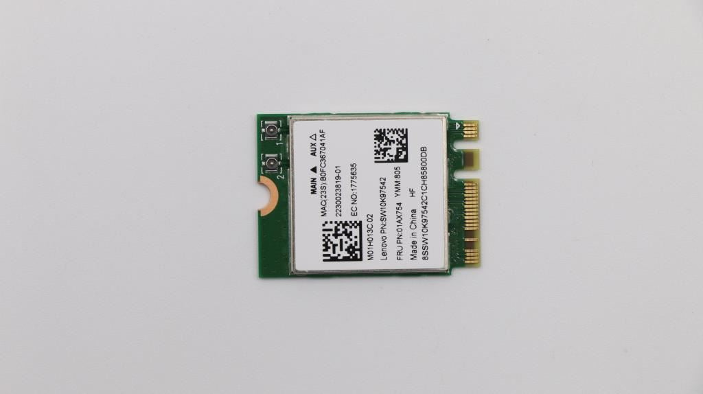 Lenovo 01AX754 Wireless, CMB, CBT, 8821CE FCC