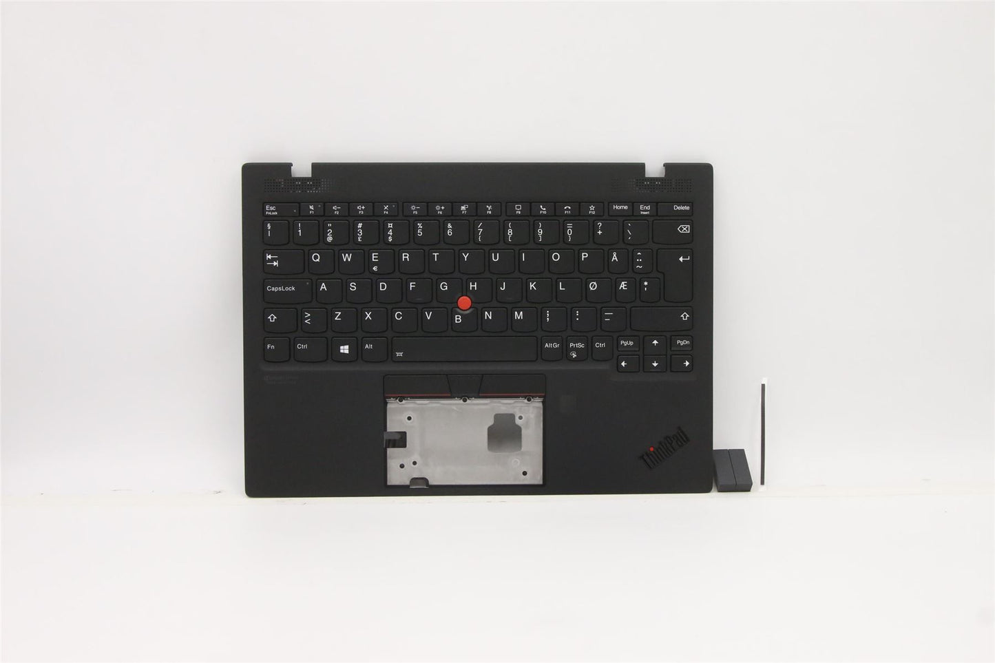 Lenovo ThinkPad X1 Gen 1 Keyboard Palmrest Top Cover Norwegian Black 5M11B38332