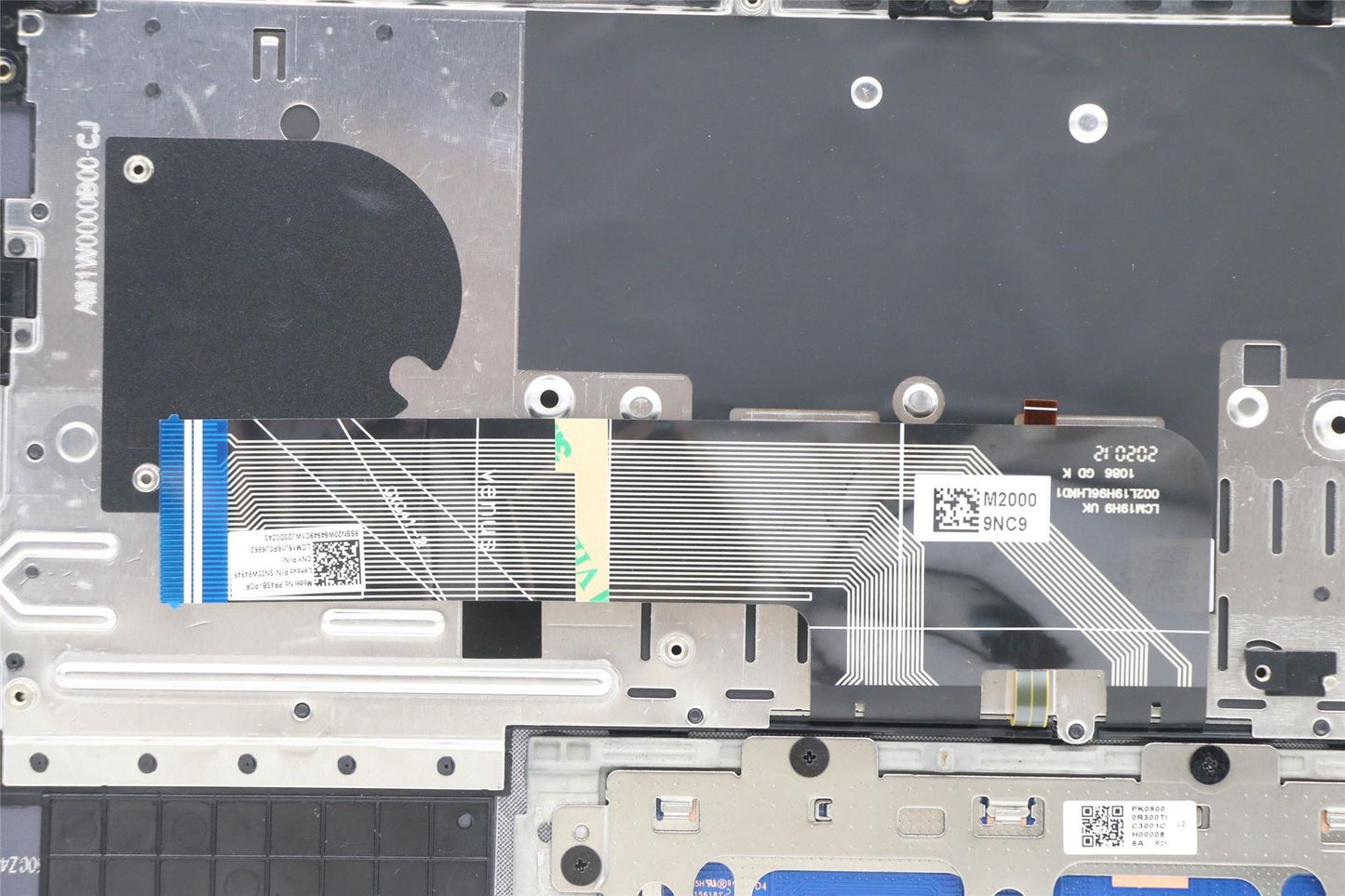 Lenovo IdeaPad 7 14IHU5 O Palmrest Cover Touchpad Keyboard Slate Grey 5CB1C90577