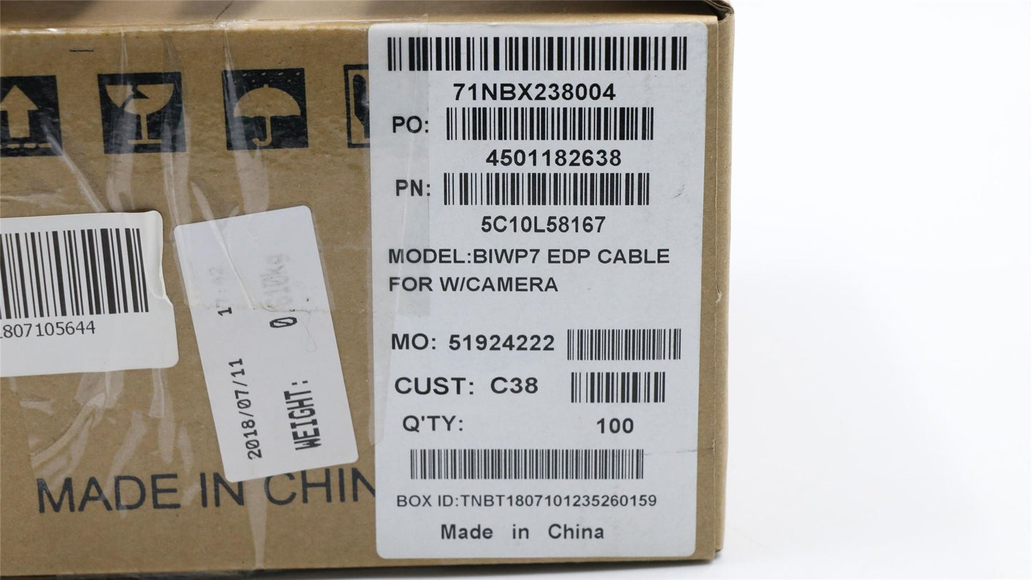 Lenovo EDP CABLE FOR W/CAMERA C E41-10 5C10L58167