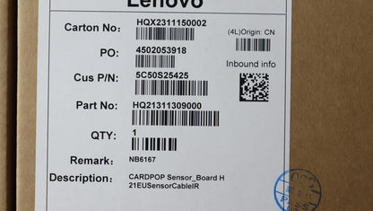 Lenovo CARDPOP Sensor_Board H 21EUSensorCableIR Sensor Board 5C50S25425