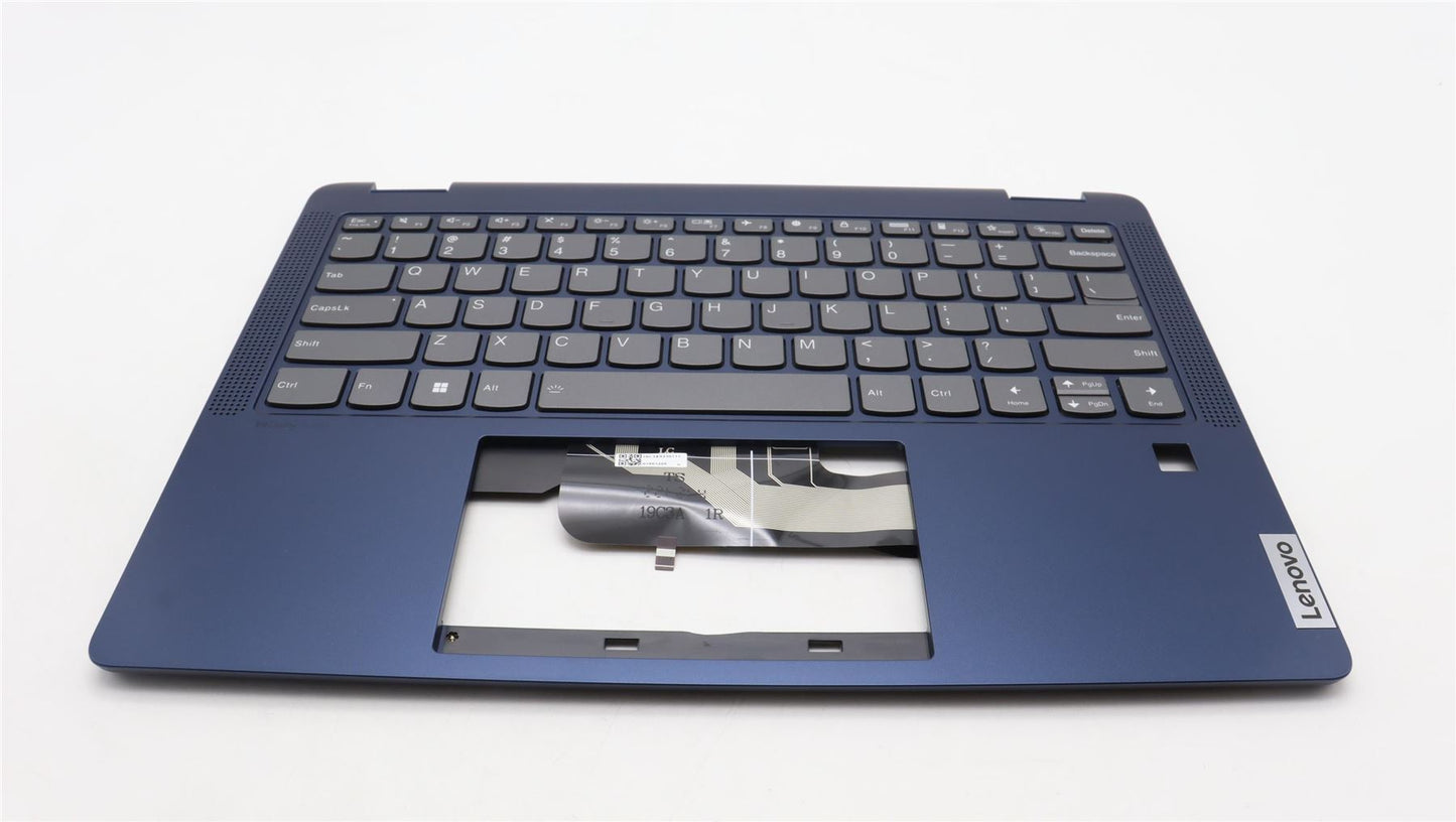Lenovo IdeaPad 5 14IRU8 Palmrest Cover Touchpad Keyboard US Blue 5CB1L30593