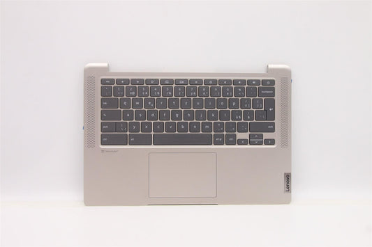 Lenovo IdeaPad 5 14ITL6 Palmrest Cover Touchpad Keyboard Sand Backlit 5CB1D33507