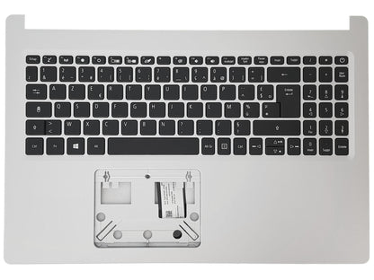 Acer Aspire A515-54 A515-54G Palmrest Cover Keyboard French Silver 6B.HDEN7.020