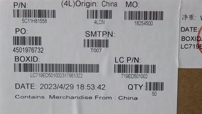 Lenovo FRU CABLE KX3D1_5M_CAM_CABLE 5C11H81558
