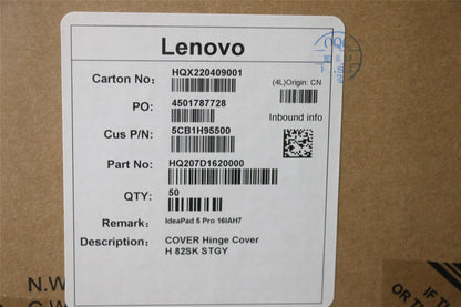 Lenovo Pro 5 Pro 16IAH7 5 Pro 16ARH7 Hinge Cap Strip Trim Cover Grey 5CB1H95500