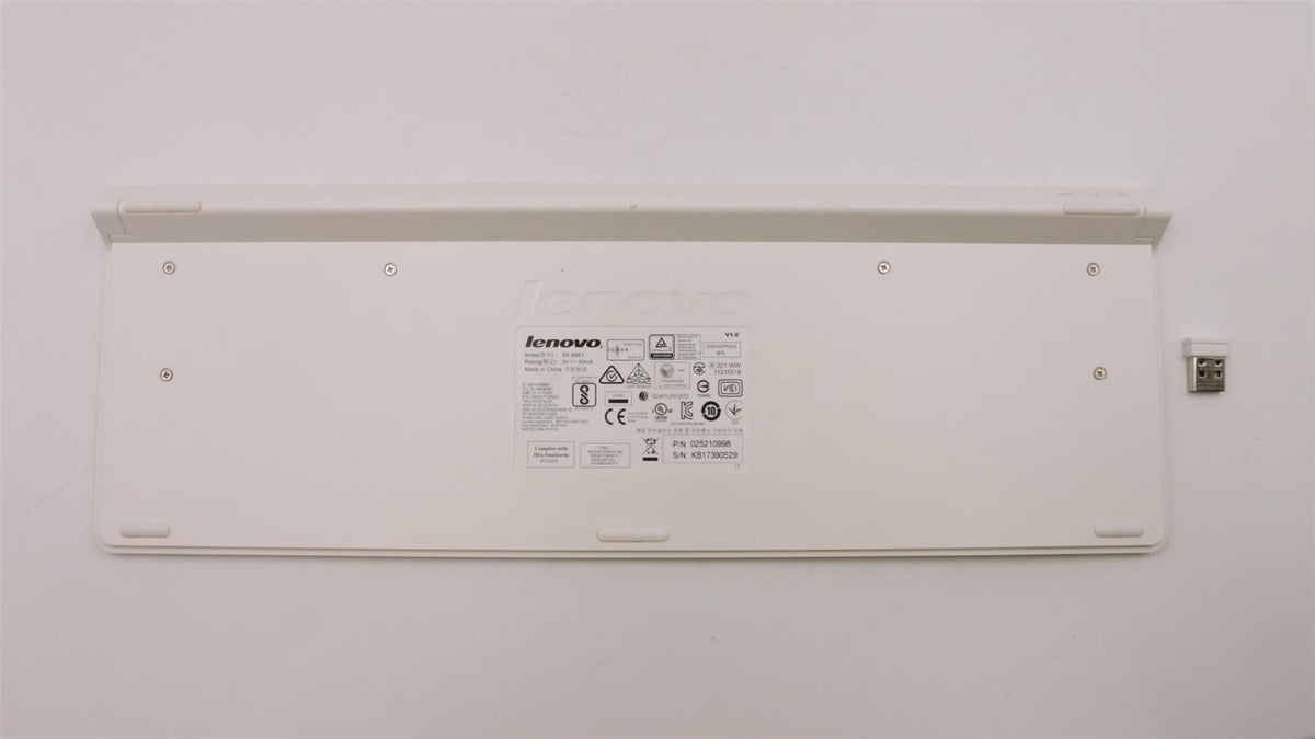Lenovo Liteon SK-8861(SA) 2.4G KB-White8 Keyboard 25210998