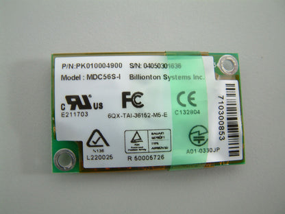 Lenovo CL513A 56K MDC CARD MDC56S-1 PK010004900 Board 11006626