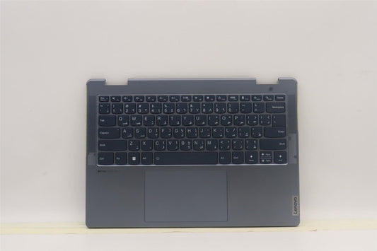 Lenovo Yoga 7 14IAL7 Palmrest Cover Touchpad Keyboard Arabic 5CB1J02455