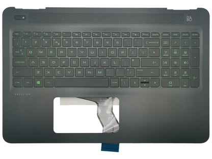 Genuine HP Pavilion 15-DP Palmrest Cover Keyboard UK Black L43007-031