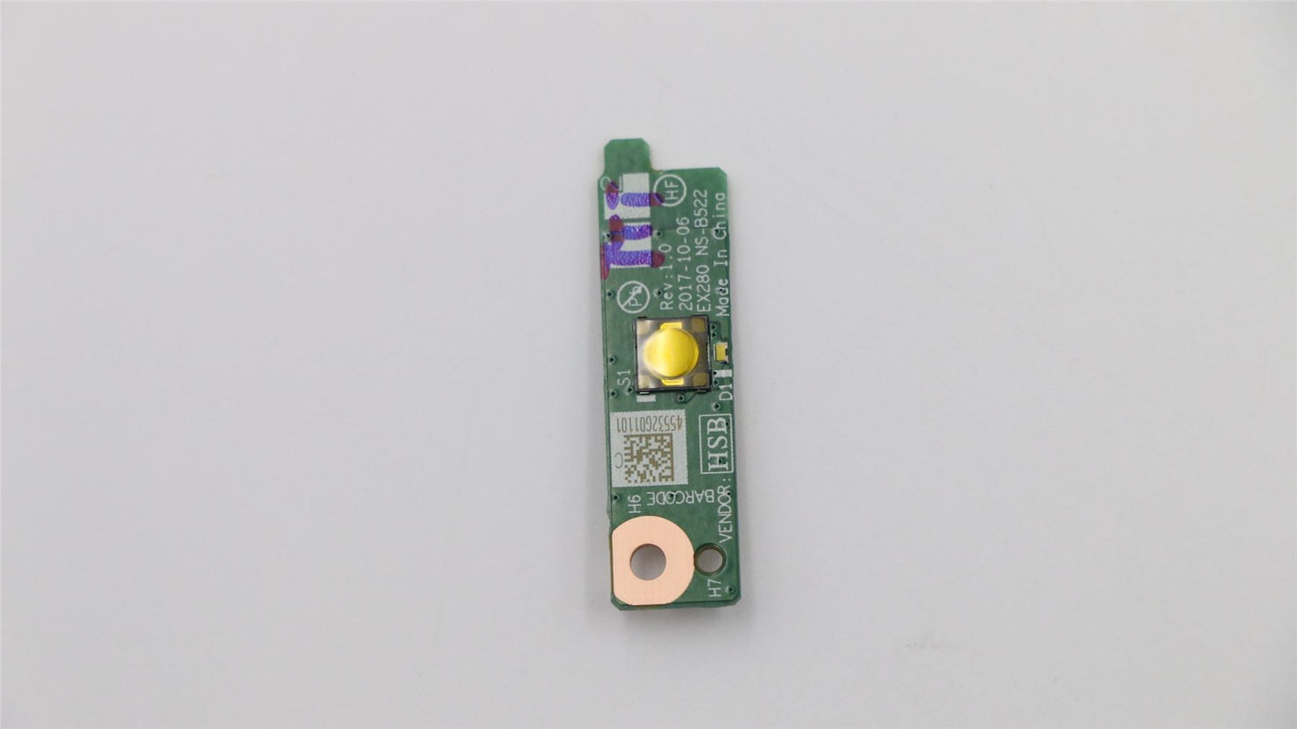 Lenovo ThinkPad X280 Power Button Board 01YU042