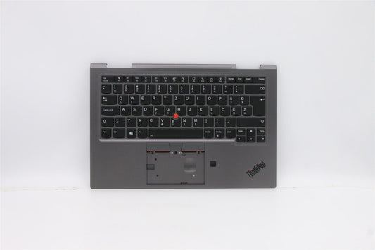 Lenovo Yoga X1 5th Gen Keyboard Palmrest Top Cover Slovenian Grey 5M10Z37120