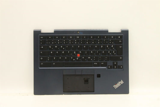Lenovo ThinkPad C13 Gen 1 Keyboard Palmrest Top Cover Slovenian Black 5M11A36972
