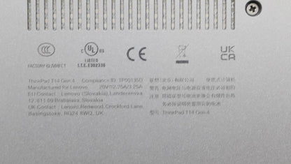 Lenovo FRU KT4D0_D_COVER_UMA_WW_ASSY_RFID 5CB1L57504