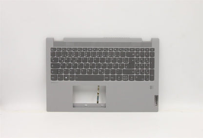 Lenovo Flex 5-15ALC05 Keyboard Palmrest Top Cover German Grey Backlit 5CB1B96190