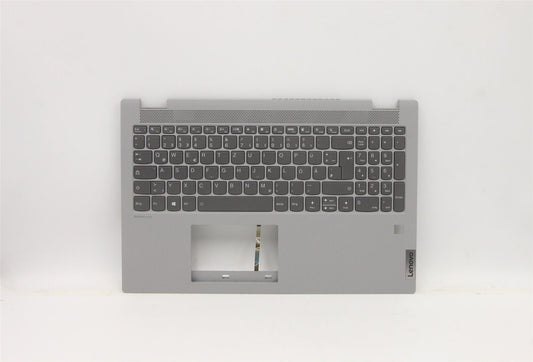 Lenovo Flex 5-15ALC05 Keyboard Palmrest Top Cover German Grey Backlit 5CB1B96190