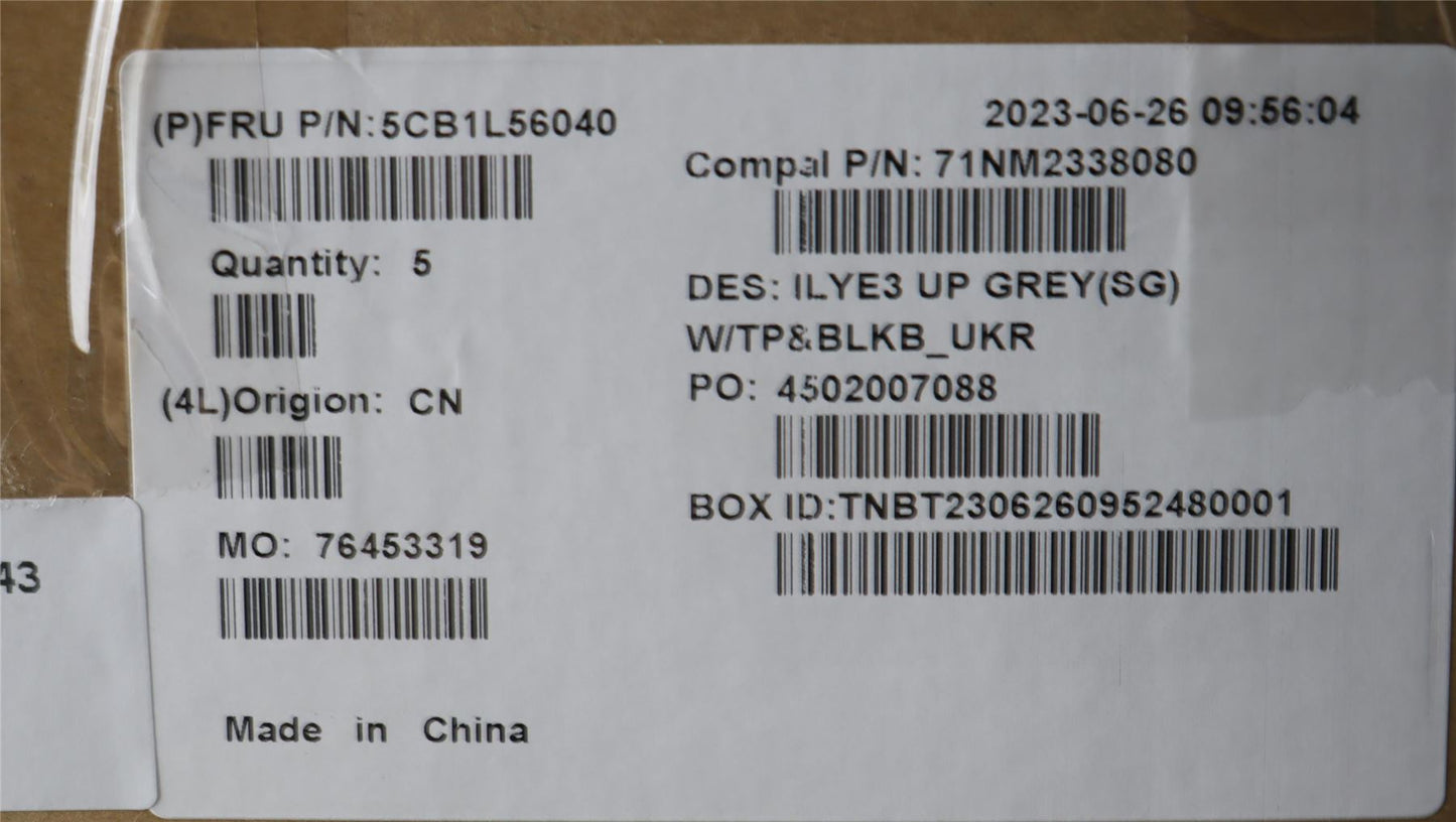 Lenovo Slim 5 16IRH8 5 16APH8 Palmrest Cover Touchpad Keyboard 5CB1L56040