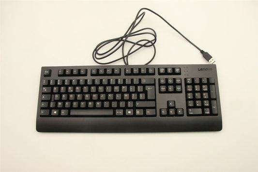 Lenovo ThinkStation P720 P920 P520 P320 P520c USB Wired Keyboard Belgian 00XH691