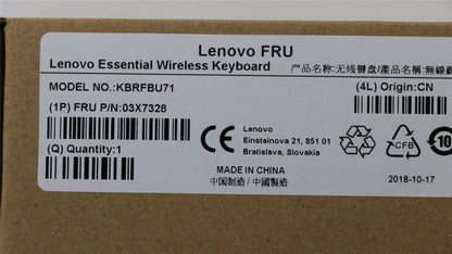 Lenovo ThinkPad P16 Gen 1 Wireless Keyboard Arabic Black 03X7328