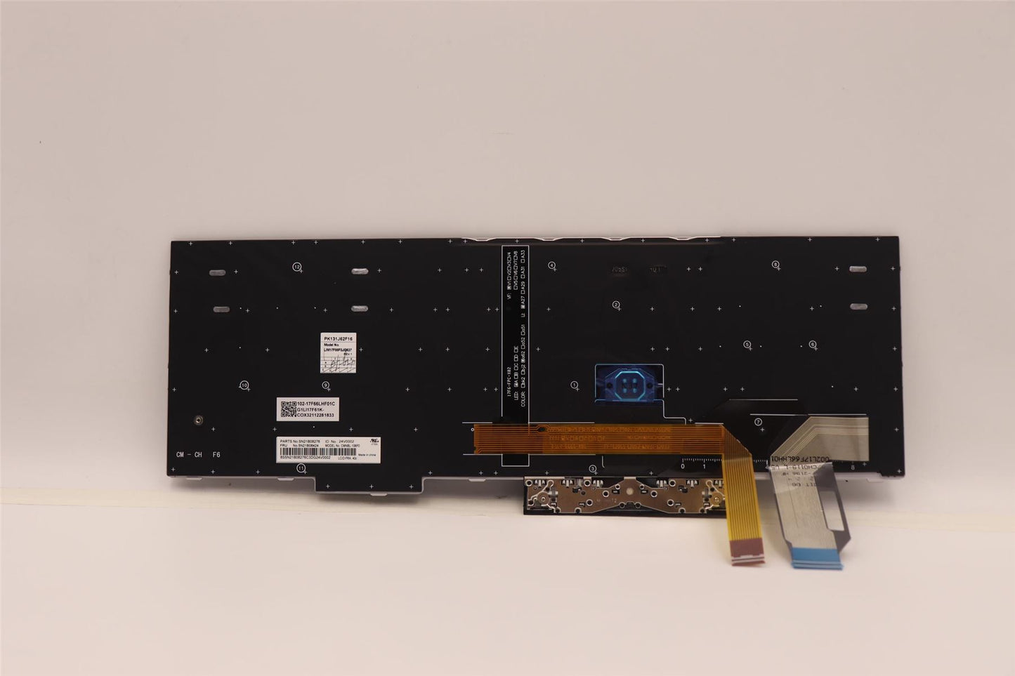 Lenovo ThinkPad T15 Gen 2 P15s Gen 2 Keyboard French Grey Backlit 5N21B08461