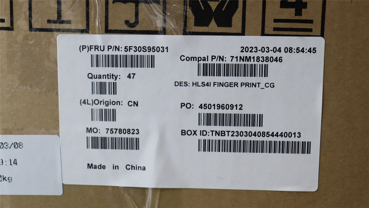 Lenovo FP C 82XD CG 5F30S95031