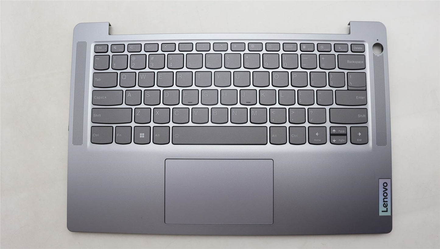 Lenovo IdeaPad 3 14IRH8 Palmrest Cover Touchpad Keyboard US Grey 5CB1M47822