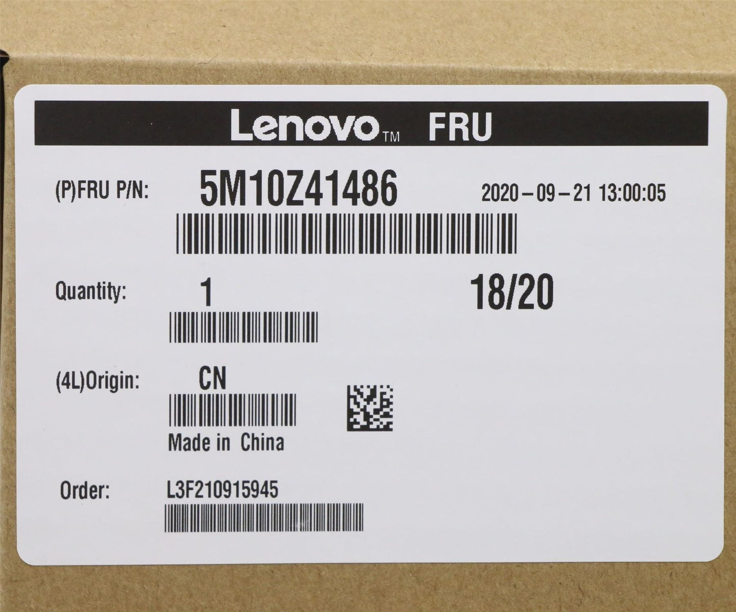 Lenovo MECH_ASM CCov BLKB FRA UK(LTN)BK FPR_NFC 5M10Z41486