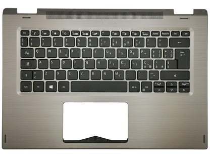 Acer Spin SP314-51 Palmrest Cover Keyboard Italian Grey Gray 6B.GUWN1.016