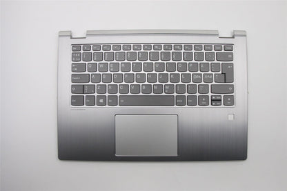 Lenovo Yoga 530-14IKB Keyboard Palmrest Top Cover Nordic Platinum 5CB0R08478