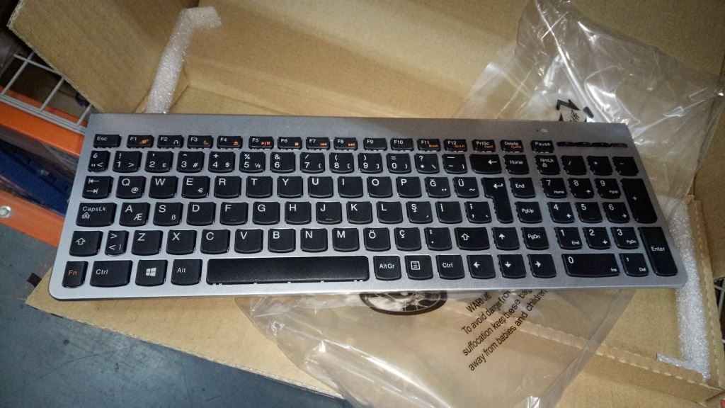 Lenovo Liteon SK-8861(TR) 2.4G KB-Metal8 Turkish Keyboard 25216032