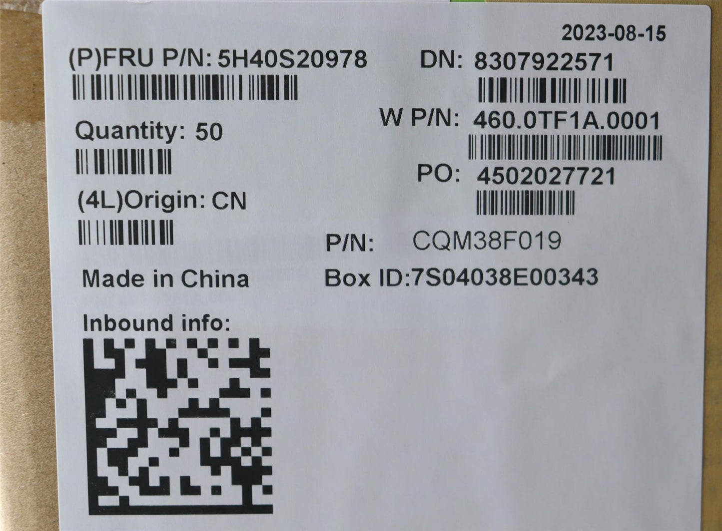 Lenovo Heatsink W 21KJ HY 5H40S20978