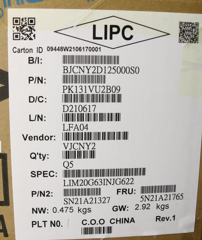 Lenovo NB_KYB CS21KBD SKTOP CHY,BL,BK,IND ENG English Indian Keyboard 5N21A21765
