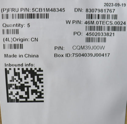 Lenovo COVER Upper Case ASM_POR W21KJ AGBL 5CB1M48345