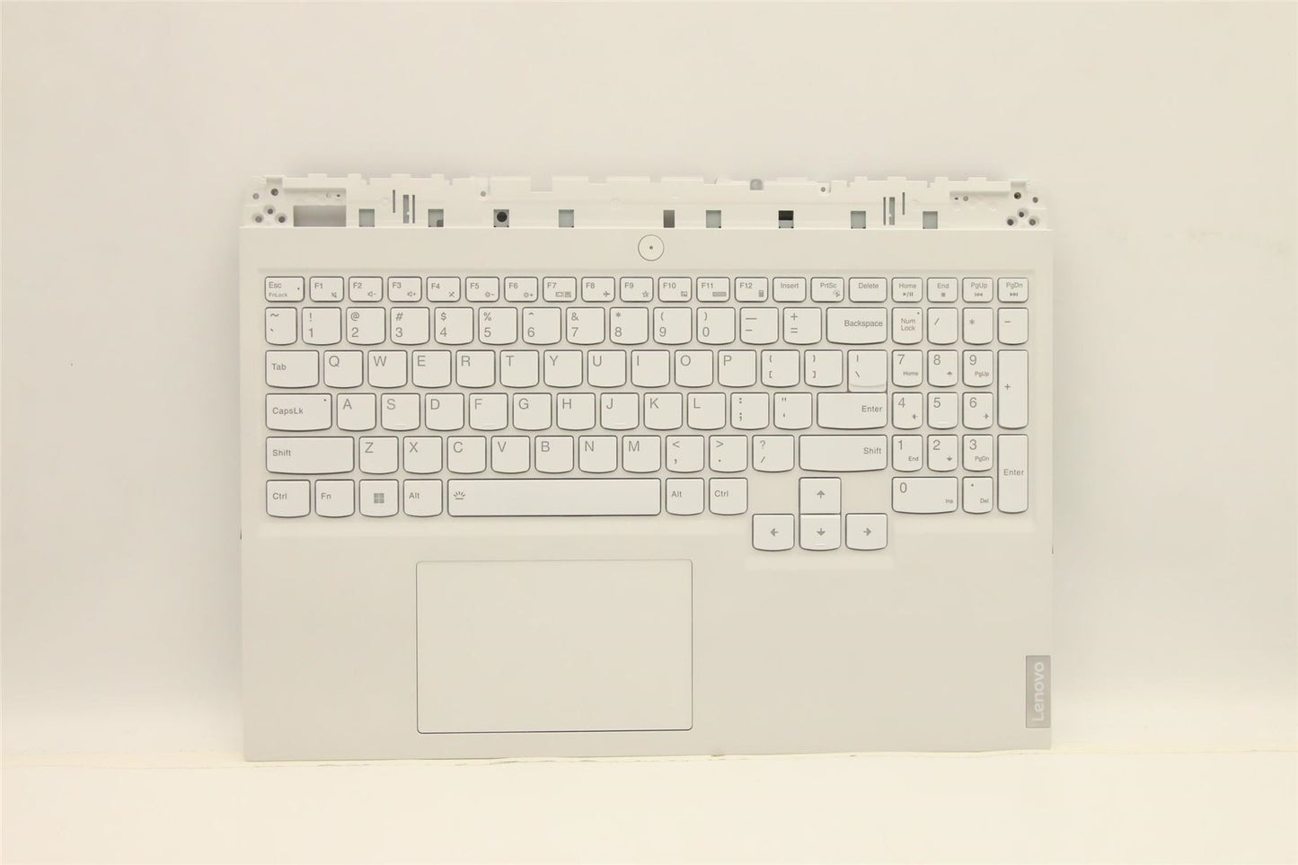 Lenovo Legion 5 16IAH7H Palmrest Touchpad Cover Keyboard US White 5CB1F38556