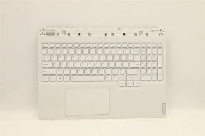 Lenovo Legion 5 16IAH7H Palmrest Touchpad Cover Keyboard US White 5CB1F38556
