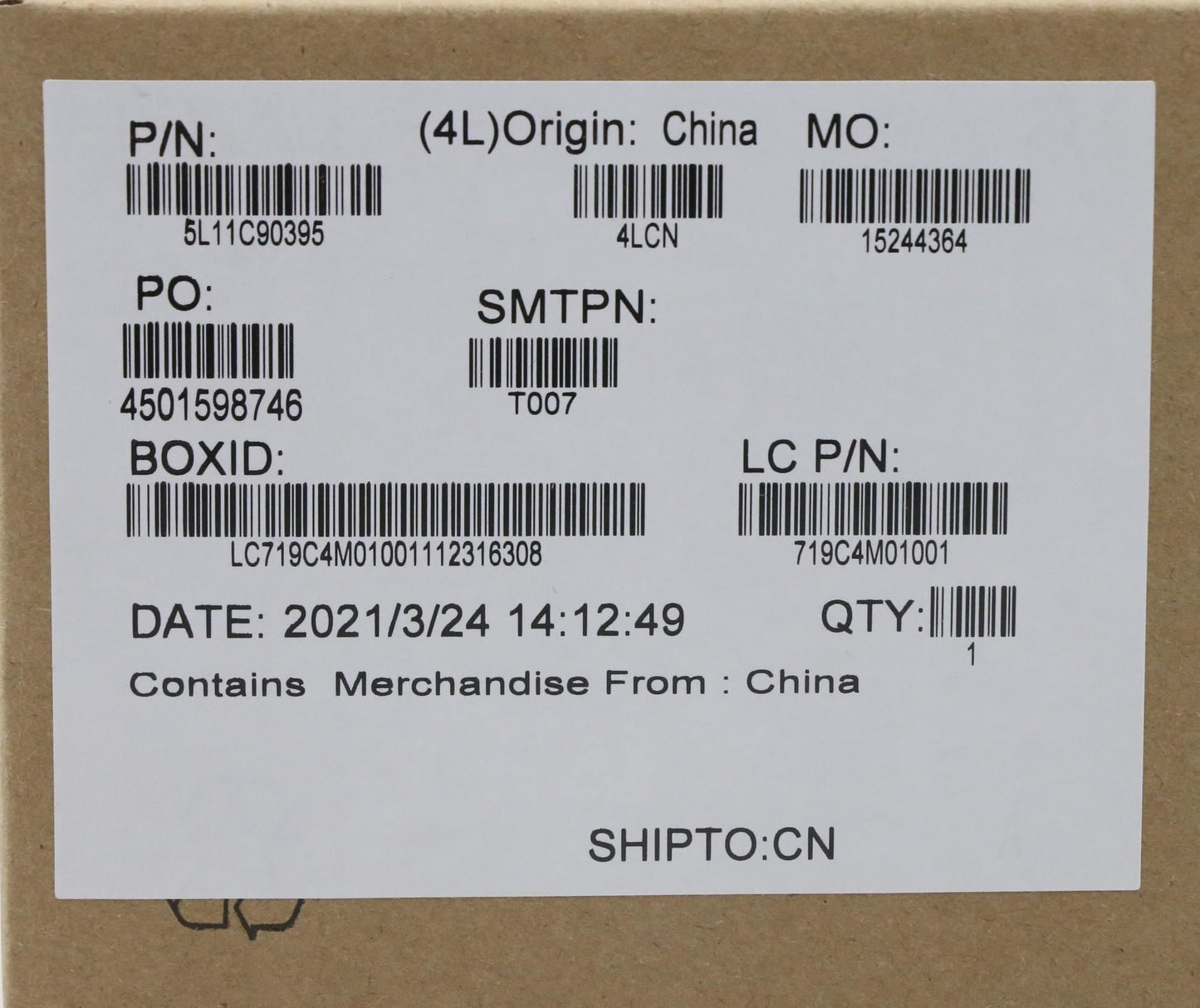 Lenovo LABEL Label Kit 5L11C90395