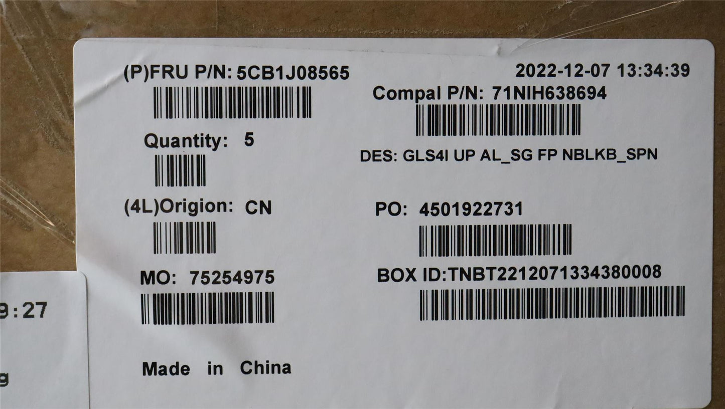 Lenovo IdeaPad 5 14IAL7 5 14ABA7 Palmrest Cover Touchpad Keyboard 5CB1J08565