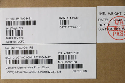 Lenovo MECH_ASM KB C ARA(PMX)PT FP US BK 5M11A38421