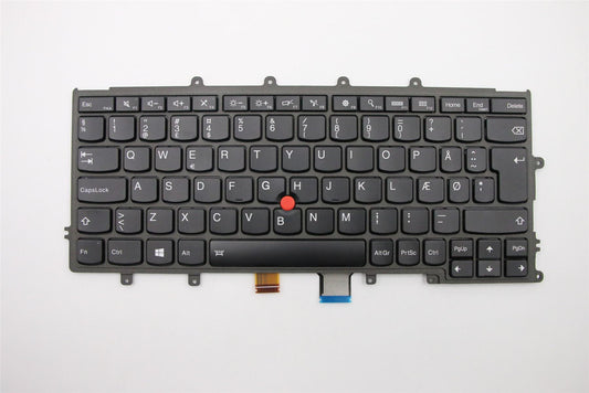 Genuine Lenovo ThinkPad X240 X250 Keyboard Danish Black Backlit 04X0186 04X0224