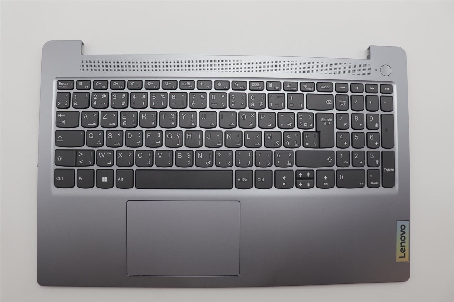 Lenovo IdeaPad 3 15ABR8 Palmrest Cover Touchpad Keyboard Artic Grey 5CB1K96843