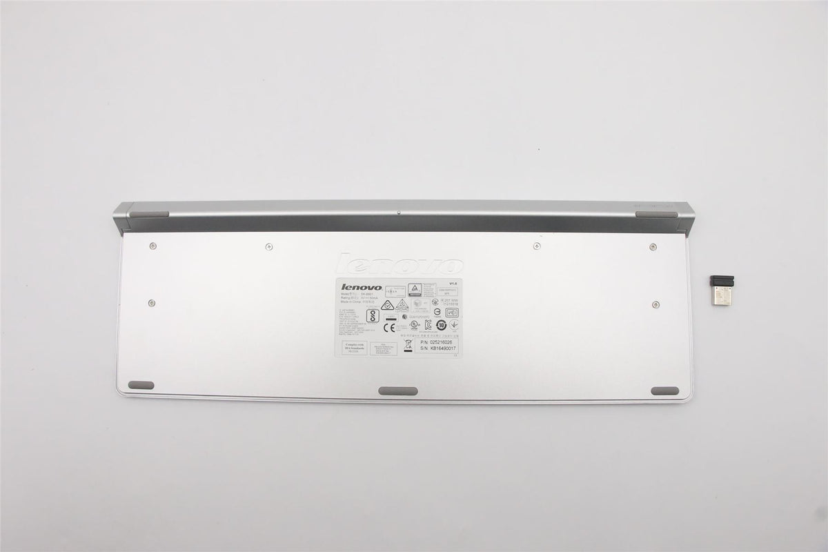 Lenovo Liteon SK-8861(GB) 2.4G KB-Metal8 UK English Keyboard 25216026