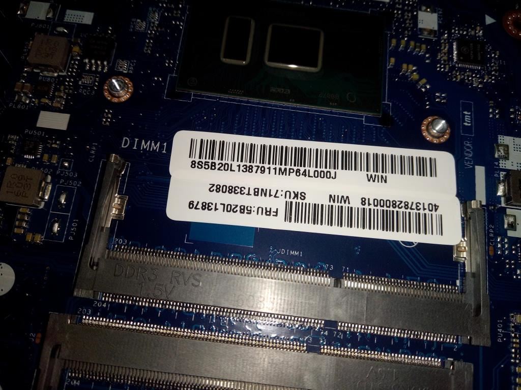 Lenovo IdeaPad 500 15ISK Motherboard Mainboard 5B20L13879