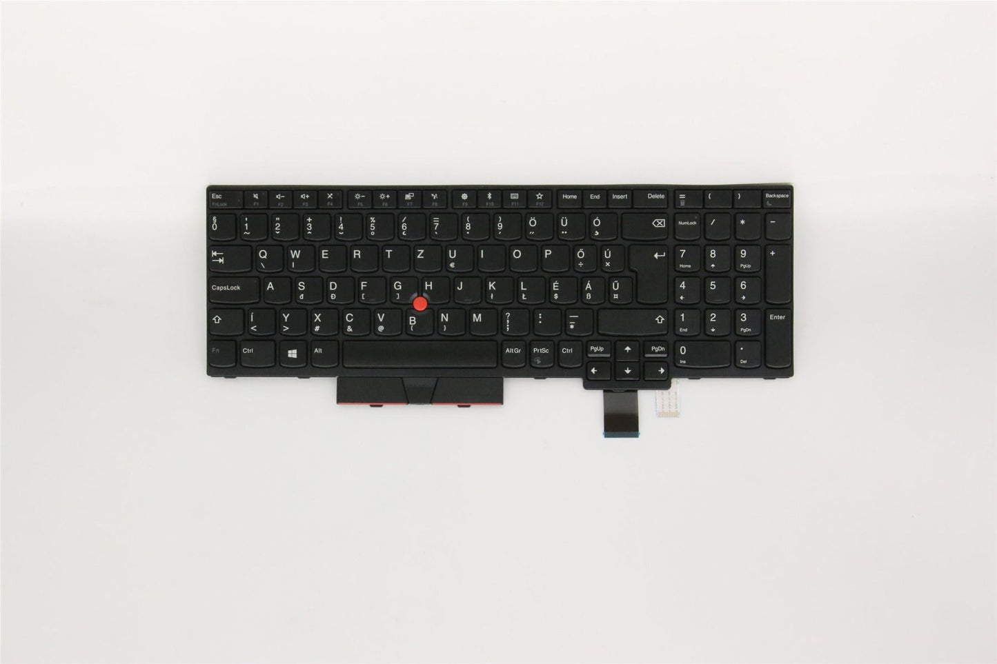 Lenovo ThinkPad T580 P52s Keyboard Hungarian Black 01HX154