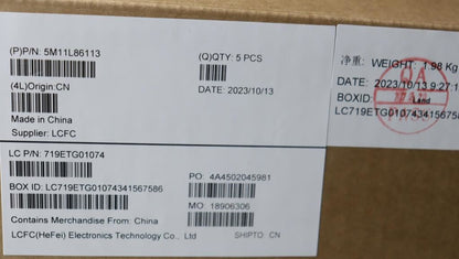 Lenovo ThinkPad X13 Gen 4 Keyboard Palmrest Top Cover Bulgarian Black 5M11L86113